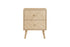 Herringford 2 Drawer Bedside Oak
